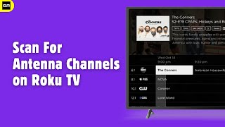 How To Scan For Antenna Channels Roku TV  Roku TV Antenna Channel Search [upl. by Elleb669]