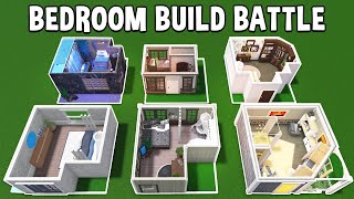 50k BEDROOM Build Battle in BLOXBURG [upl. by Idnil]