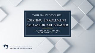 Existing Enrollment  Add Medicare Number [upl. by Wilcox247]