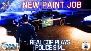 REAL COP PLAYS POLICE SIMULATOR  Police Simulator Patrol Officers  Highway Expansion  Episode 10 [upl. by Nnahteb]