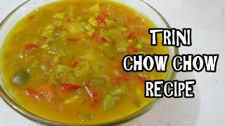 TRINI CHOW CHOW Recipe  Trinidad  Caribbean [upl. by Atinob]