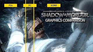 Middleearth Shadow of Mordor  Graphics Comparison [upl. by Sidonia721]