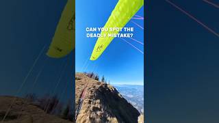 mistake🤔paragliding🪂🪂paragliding takeoff fly flyhigh ytshort viralshorts trending video [upl. by Leseil]