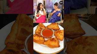 SHREYA amp SUNIDHIs Favourite SAMOSA Recipe 😍❤️ shorts samosa shreyaghoshal sunidhichauhan food [upl. by Lauree]