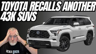 Toyota Issues Recall On 43k More SUVs [upl. by Ettevi827]