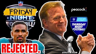 NFL Fans REJECT Friday Night Football Roger Goodell CLAIMS No Streaming Super Bowl Eagles [upl. by Yedorb]