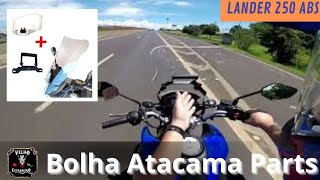 Bolha Parabrisa ATACAMA PARTS para a NOVA YAMAHA LANDER 250 ABS [upl. by Annitsirhc]