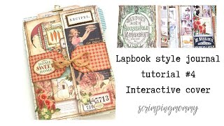 SOLD Lapbook style journal 3 interactive cover [upl. by Jess738]