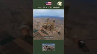 Parachute Jump Training of US Army defence military [upl. by Aryad]