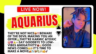 Aquarius🔥Avoiding The Negativity🤬😮‍💨📵✌🏼You Receive Good News😬🎉🙌🏼It’s Time 2Make A Bold Move😮🚚📦✈️💸🥰💍🏡 [upl. by Popper266]