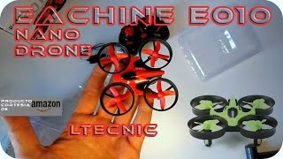 EACHINE E010 NANO DRONE Cortesía de Amazon LTECNIC En español [upl. by Gnus]