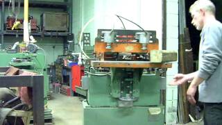 ritter r800 woodworking boring machine double spindle horizontal borer [upl. by Ytima]