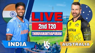 🔴 Live India vs Australia 2nd T20 Match Live Score amp Commentary  Live Cricket Today IND vs AUS [upl. by Artined380]