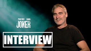 Joaquin Phoenix Interview  JOKER FOLIE a DEUX Working with Lady Gaga and Family Music [upl. by Airahcaz]