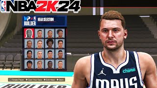 NBA 2K24 Best Luka Doncic Face Creation [upl. by Ginsburg]