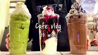 Sub🎄🎅🏻❤️ 미리 메리 크리스마스❤️🎅🏻🎄  카페브이로그 40분 모아보기  40mins cafe vlog  asmr [upl. by Yrag]