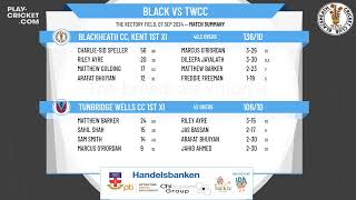 Blackheath CC Kent 1st XI v Tunbridge Wells CC 1st XI [upl. by Letnuahc]