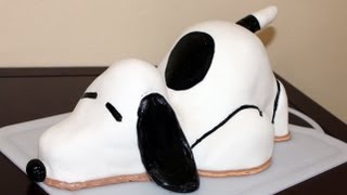 SNOOPY Cake How To [upl. by Nyladnor]