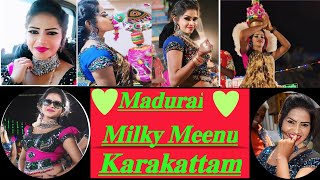 𝐌𝐢𝐥𝐤𝐲 𝐌𝐞𝐞𝐧𝐮❤️𝐊𝐚𝐫𝐚𝐤𝐚𝐭𝐭𝐚𝐦 𝐯𝐢𝐛𝐞𝐬🔥karakattam madurai karakattakaran dance trending gayatri gayu [upl. by Amalia]