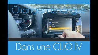 Comment changer la langue des menus sur CLIO 4 [upl. by Halac903]