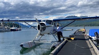 Vancouver Harbour to Sechelt Harbour Air de Havilland DHC2 Beaver [upl. by Warder]