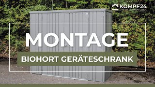 Biohort Geräteschrank  Aufbau und Montage [upl. by Lrigybab]