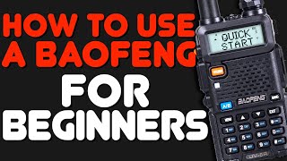 Baofeng UV5R For Beginners  Quick Start Guide amp UV5R Basics Buttons Menus amp Saving A Channel [upl. by Debbee]