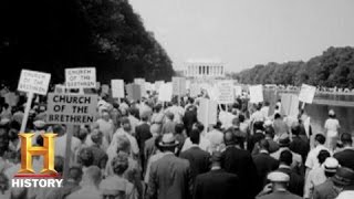 History Specials King Leads the March on Washington  History [upl. by Ridglee]