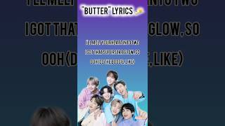 quotButterquot lyrics bts butter btsarmy armyboywithlovekpop btsbutterdancecoverbangtantv btssong [upl. by Drucy224]