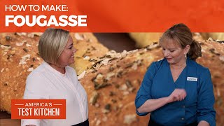 How to Make Rustic French Fougasse Bread [upl. by Leandre]