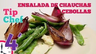 ENSALADA DE CHAUCHAS Y CEBOLLAS  Lucia Soria  Tip Chef [upl. by Jenny473]