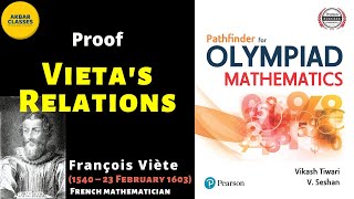 Vietas Relations  Polynomials  Pathfinder for OLYMPIAD MATHEMATICS [upl. by Swanhilda]