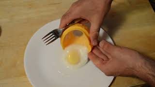 OXO Good Grips Slicone Egg Poachers Review [upl. by Thorrlow]