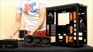 BE QUIET PURE BASE 600 Window Orange unboxing review amp build EN [upl. by Sherye]