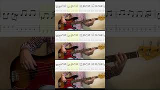 Табула Раса  Дорога Bass intro amp Tabs basstabs bassplayer basscover bassguitar shorts [upl. by Brigham]