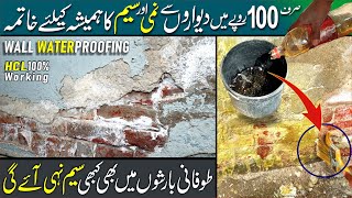 Wall Seepage Solution  Wall Waterproofing  Damp Wall Repair  Tech Knowledge [upl. by Claudian424]