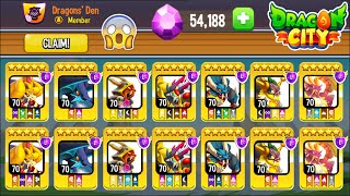 I got All LEGENDARY VAMPIRE DRAGONS from Dragon City 2024 😍 [upl. by Ecilef]