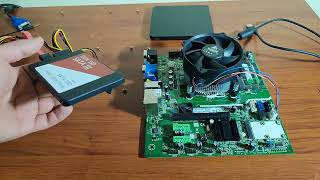 Proyecto con Motherboard WINCOR NIXDORF L1 V1 0 Intalaciónde Windows con DVD y Particiones [upl. by Leumek254]