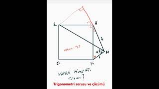 Trigonometri sorusu ve çözümü [upl. by Yeliah]