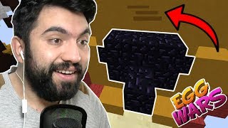 OBSİDYEN İLE SPAWNLARINA KAPATTIM Muhteşem Troll   Minecraft EGG WARS [upl. by Adgam]