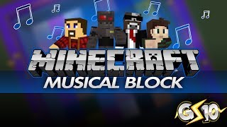 Minecraft Musical Blocks MiniGame w Graser amp Friends [upl. by Olracnaig]