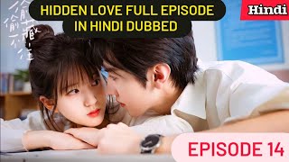 Hidden Love EP 14  Hindi dubbed  New Chinese drama in hindi Romantic Full Episode [upl. by Nnovahs]