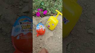 Trolley Bags Gems Chocolate in Kinder Joy Box shorts kinderjoy chocolate [upl. by Linnea519]