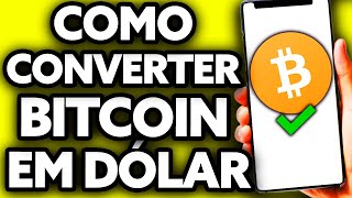 Como Converter Bitcoin em Dólar na Binance Rápido [upl. by Sanoy]