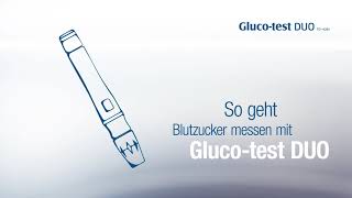 Anwendungsvideo Glucotest DUO [upl. by Yhtrod]