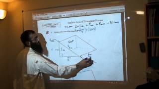 Suface Area Triangular Prism clip 121 Mathswatch Grade C [upl. by Candra]