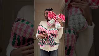 Work on my 🎀 BOW 🎀 pillow with me crochet crochetpatterns [upl. by Lama661]