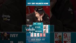 Phil Hellmuth Blows Up against Phil Ivey 😂 poker highstakespoker [upl. by Lorianne820]