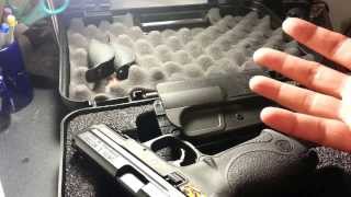 Smith and Wesson MampP 9 mm range kit review [upl. by Ynnal]