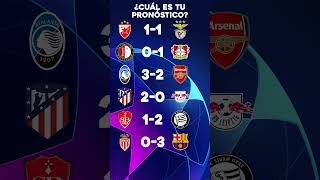 Predicciones jornada 1 Champions League 20242025  Champions league hoy [upl. by Pasquale]